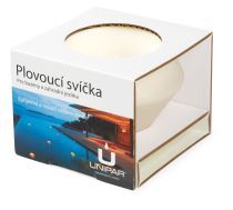 Plovoucí svíčka do jezírka bílá