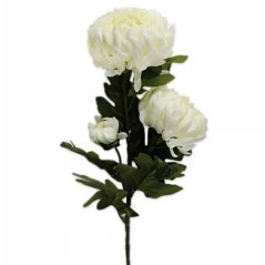 Chrysantéma kytice 92 cm krémová
