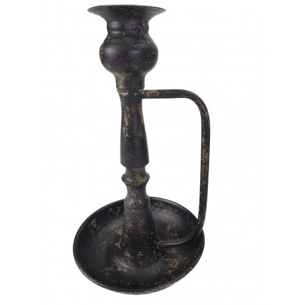 Svícen černý rustik