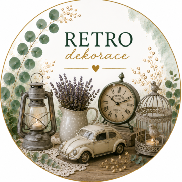 Retro dekorace