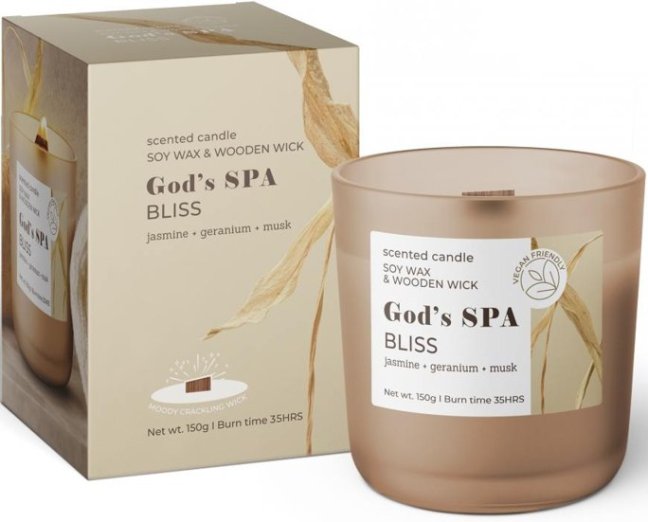 Svíčka vonná dřev.knot Gods SPA Bliss/Harmony