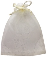 Organzový sáček žlutý 9x12 cm