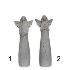 Anděl přírodní patina 18 cm