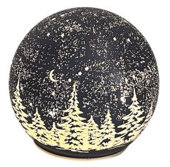 Svítící skleněná koule s motivem krajina