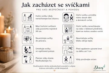 Jak správně zacházet se svíčkami: bezpečnostní pravidla, která by měl znát každý