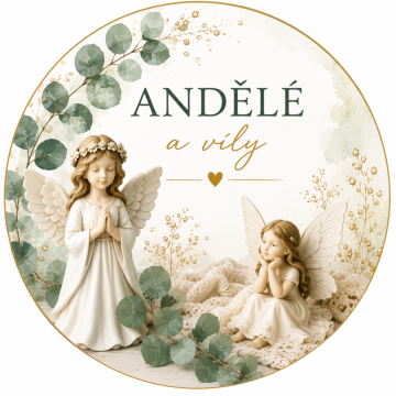 Andělé a víly - BARVA - zelená