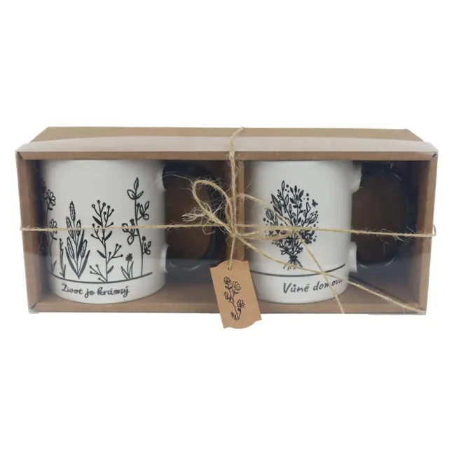 Hrnek keramický 2 ks