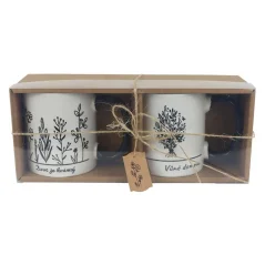 Hrnek keramický 2 ks