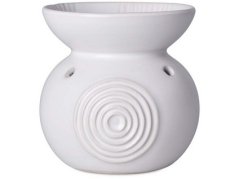 Aromalampa spirála keramická bílá