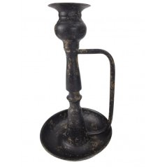 Svícen černý rustik